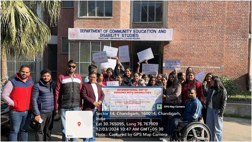 Panjab University celebrates International Day of Disabled Persons with awareness programmes and activities